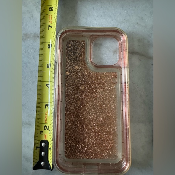 Rose Gold Heart Jewels iPhone 12 Pro Max Phone Case - Picture 4 of 5